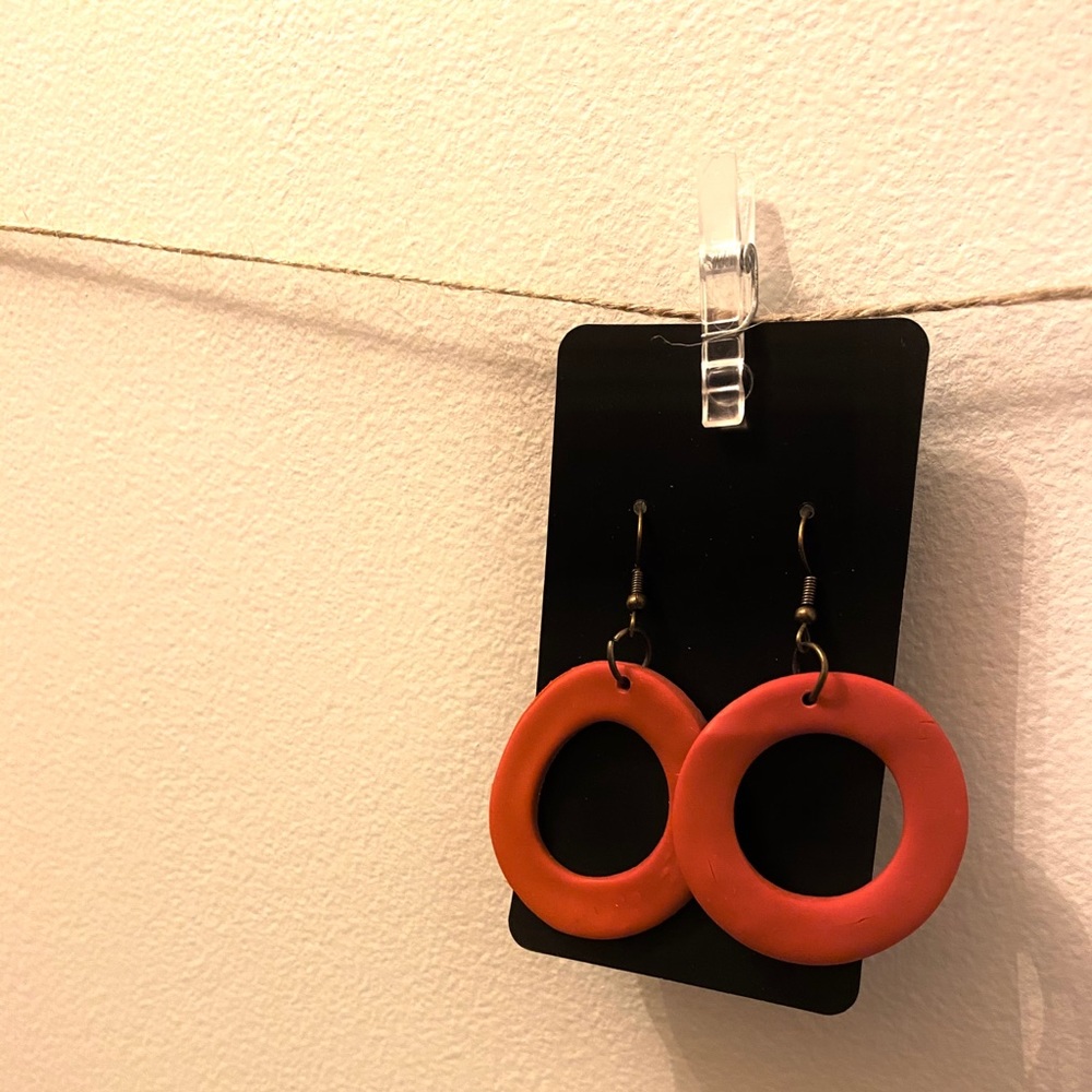Handmade Clay Earrings!🤍